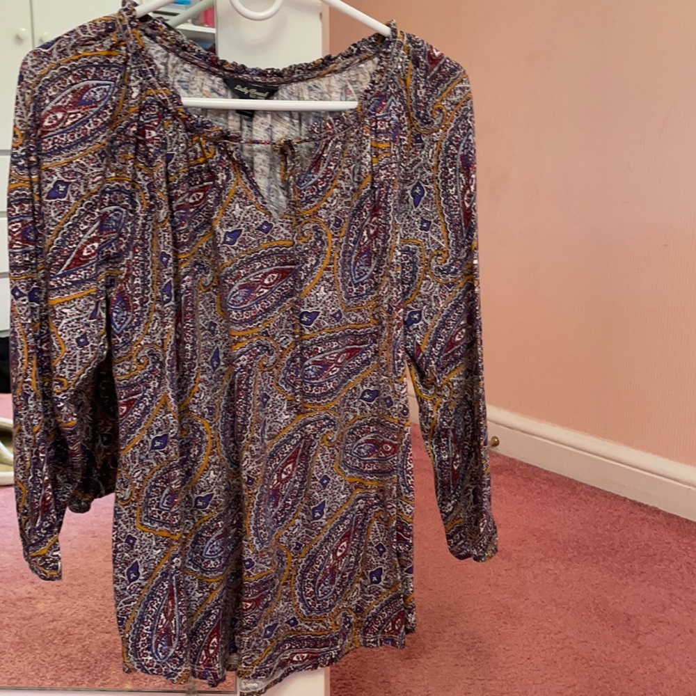 Lucky brand long sleeve light shirt